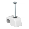 OBO Bettermann Holding GmbH &amp; Co. KG Obo Haft Clip, hófehér 7-12mm, L18 2228420