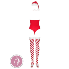 Obsessive Kissmas teddy red M/L body