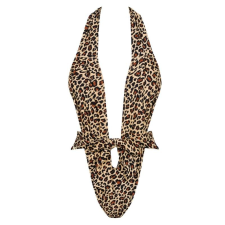 Obsessive Obsessive Cancunella - dekoltált trikini (leopárd) body