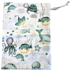  Óceán állatai tornazsák (zöld) tornazsák