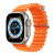 Óceán szilikon szíj Apple Watch (42/44/45/49mm) óceán szilikon óraszíj narancssárga