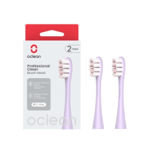 Oclean Professional clean elektromos fogkefe pótfej 2db lila (OCL554151) (OCL554151) pótfej, penge