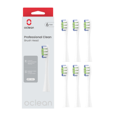 Oclean Professional clean fogkefe fej (6db) fehér pótfej, penge