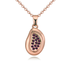  Odú - rózsaszín-arany kristályos nyaklánc nyaklánc