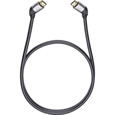 Oehlbach 137 Easy Connect HS. 40 HDMI - HDMI 2.0 Kábel 1.44m - Fekete kábel és adapter