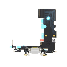 OEM 08513 Apple iPhone 8 töltőcsatlakozó port panel Ezüst mobiltelefon, tablet alkatrész