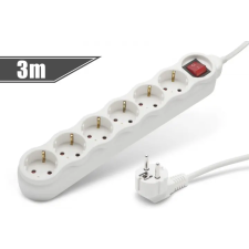 OEM 20231 Hálózati elosztó 6 aljzat 3m szünetmentes áramforrás