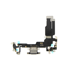 OEM 20515 Apple iPhone 15 töltőcsatlakozó port panel fekete mobiltelefon, tablet alkatrész