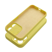 OEM 2mm Apple iPhone 15 Pro szilikon hátlap tok sárga tok és táska