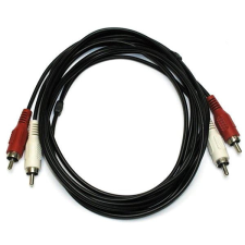 OEM 2x cinch, összekötő, 5m kábel és adapter