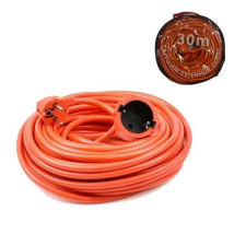 OEM 30m Hálózati Hosszabbító táskában (16A, 2000W, 3x1,5 mm², 90° dugvilla) hosszabbító, elosztó