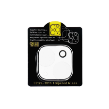 OEM 5D Full Glue kamera edzett üveg - iPhone 14 Plus átlátszó mobiltelefon kellék
