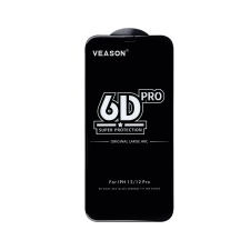 OEM 6D Full Glue Edzett üveg - Samsung Galaxy A53 5G fekete mobiltelefon kellék