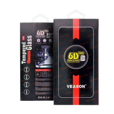 OEM 6D Pro Veason Glass üvegfólia - iPhone 13 Pro Max / 14 Plus fekete szegéllyel mobiltelefon kellék