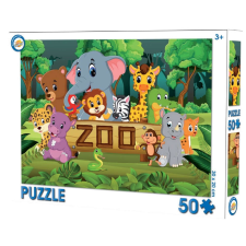 OEM Állatkert puzzle 50 db-os puzzle, kirakós