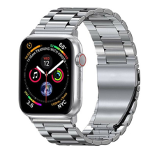 OEM Apple Watch 38 40 41 mm rozsdamentes acél óraszíj ezüst okosóra kellék