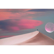 OEM Asztal vászon Mellow Moon, 80x50cm, tablou781 grafika, keretezett kép
