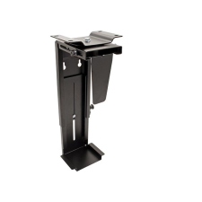 OEM Asztallap alatti/fali PC tartó, fekete, max. 10 kg monitor kellék