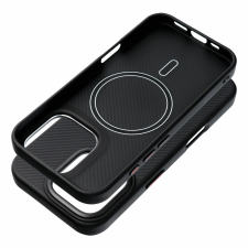 OEM CARBON ELITE MAG COVER MagSafe-kompatibilis tok iPhone 16 Pro - fekete tok és táska