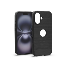 OEM CARBON tok iPhone 16 - fekete tok és táska