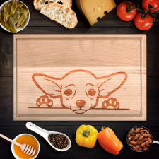 OEM Chihuahua egyedi vágódeszka XXL konyhai eszköz