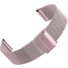 OEM Colmi okosóra szíj, fém, rózsaszín, 22mm, Milan Buckle Strap okosóra kellék