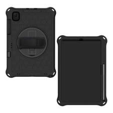 OEM Defender szilikon telefonvédő (ütésállóság. 360°-os kitámasztó. méhsejt + kézpánt) FEKETE tok és táska