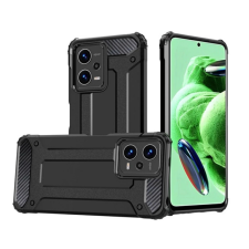 OEM Defender szilikon telefonvédő (ütésállóság. légpárnás sarok. fémhatás) FEKETE tok és táska