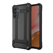 OEM Defender szilikon telefonvédő (ütésállóság. légpárnás sarok. fémhatás) FEKETE tok és táska