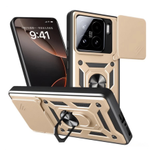 OEM Defender szilikon telefonvédő (ütésállóság. tartógyűrű. kameravédő) ARANY tok és táska