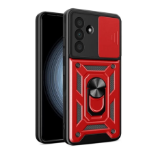 OEM Defender szilikon telefonvédő (ütésállóság. tartógyűrű. kameravédő) PIROS tok és táska