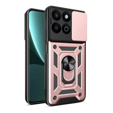 OEM Defender szilikon telefonvédő (ütésállóság. tartógyűrű. kameravédő) ROZÉARANY tok és táska