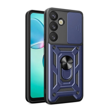 OEM Defender szilikon telefonvédő (ütésállóság. tartógyűrű. kameravédő) SÖTÉTKÉK tok és táska