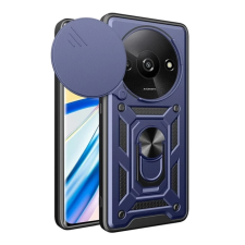 OEM Defender szilikon telefonvédő (ütésállóság. tartógyűrű. kameravédő) SÖTÉTKÉK tok és táska