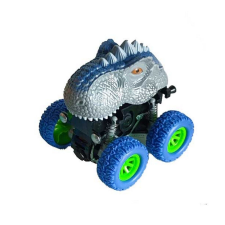 OEM Dinó terepjáró 10 cm szürke T-rex autópálya és játékautó