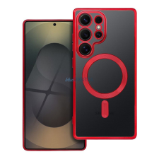 OEM ELECTRO MAG COVER MagSafe-kompatibilis tok Samsung Galaxy S25 Edge - piros tok és táska