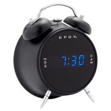 OEM EPOK Dual Rádiós Ébresztőóra fekete ébresztőóra