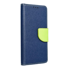 OEM Fancy Book case IPHONE 15 PRO Tengerészkék / lime tok tok és táska