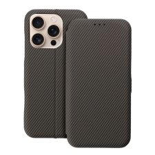 OEM FOLIO SIDE MAGNET kinyitható tok iPhone 14 Pro Max - barna tok és táska
