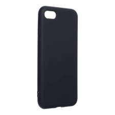 OEM Forcell Silicone Lite matt felületű szilikon hátlapvédő telefontok - iPhone 8, Fekete tok és táska