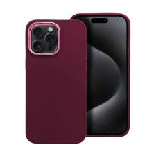 OEM Frame iPhone 15 Pro Max közepesen ütésálló tok kameravédő kerettel lila tok és táska