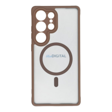 OEM FULL MATTE MAG COVER MagSafe-kompatibilis tok Samsung Galaxy S25 Plus - barna tok és táska