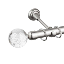 OEM Galéria egyszerű rúd Crystal Monaco 25/19, fém, ezüst - 400 cm karnis, függönyrúd