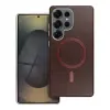 OEM GENTLEMAN MAG COVER Case compatible with MagSafe for SAMSUNG A37 brown