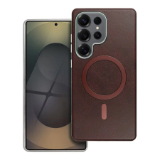 OEM GENTLEMAN MAG COVER Case compatible with MagSafe for SAMSUNG A37 brown tok és táska