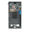 OEM GH82-33385A Samsung Galaxy S24 Ultra fekete OEM AMOLED kijelző kerettel előlap EU verzió