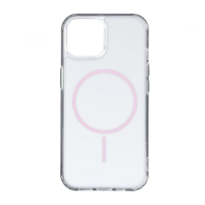 OEM Gigapack Magsafe ultravékony műanyag + szilikon tok Apple iPhone 17 Pro rózsaszín-átlátszó tok és táska