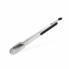 OEM Grill csipesz - 34 cm - rozsdamentes acél / fekete