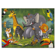 OEM Gyerek szőnyeg Dzsungeles Zöld 200x280cm lakástextília