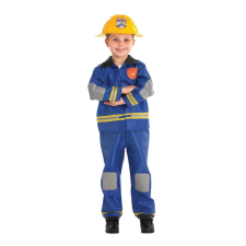 OEM Gyermek tűzoltó jelmez 128 cm 7-8 éves korig jelmez
